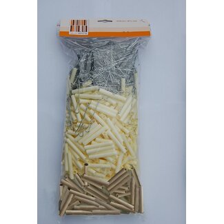 Sun Arts Uitbreidingsset 400 haken+hulzen Crème - taupe