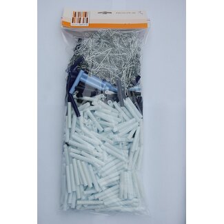 Sun Arts Uitbreidingsset 400 haken+hulzen Wit - donkerblauw - blauwvlam