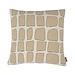 Linen & More Doby chenille jaquard kussen creme 45x45cm