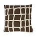 Linen & More Doby chenille jaquard kussen taupe 45x45cm