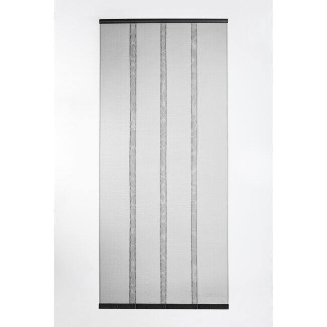 Lamellen  Vliegengordijn zwart 100x230cm
