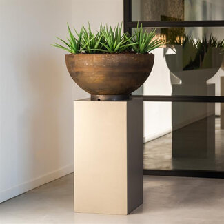 CorTenstalen Schaal  Rond Ø100 x H50cm