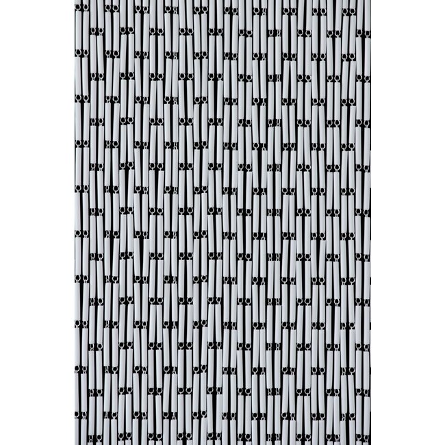 Sun Arts Vliegengordijn Verspringend wit 100x232 cm