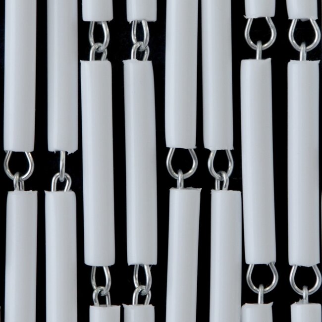 Sun Arts Vliegengordijn Verspringend wit 100x232 cm