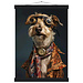 St Tropez Art Schoolposter van een Norfolk Terrier