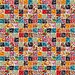 2Lif Candy Zelfklevende Folie Mini rol multi 45cmx2mtr