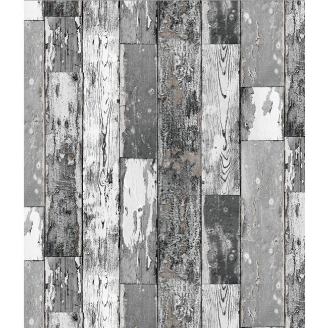2Lif Scrap Dark Wood Zelfklevende Folie Mini rol multi 67,5cmx2mtr