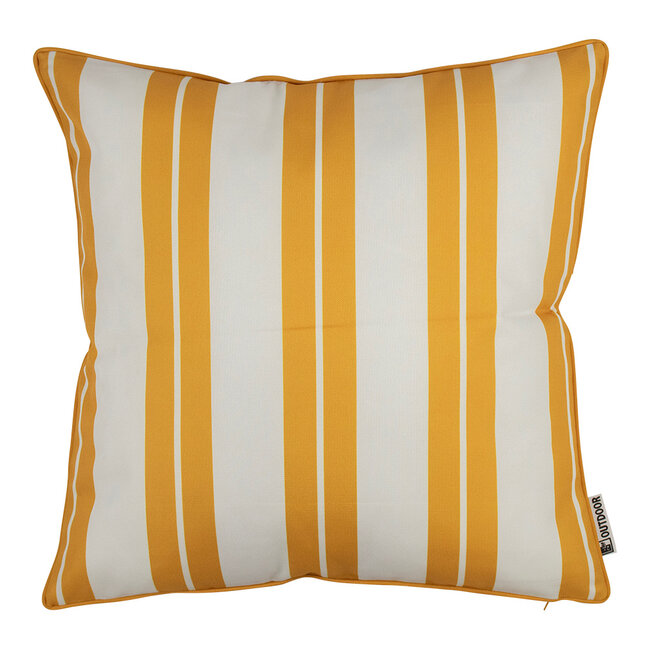 2Lif St. Raphael Stripe outdoor  kussen geel 47x47cm