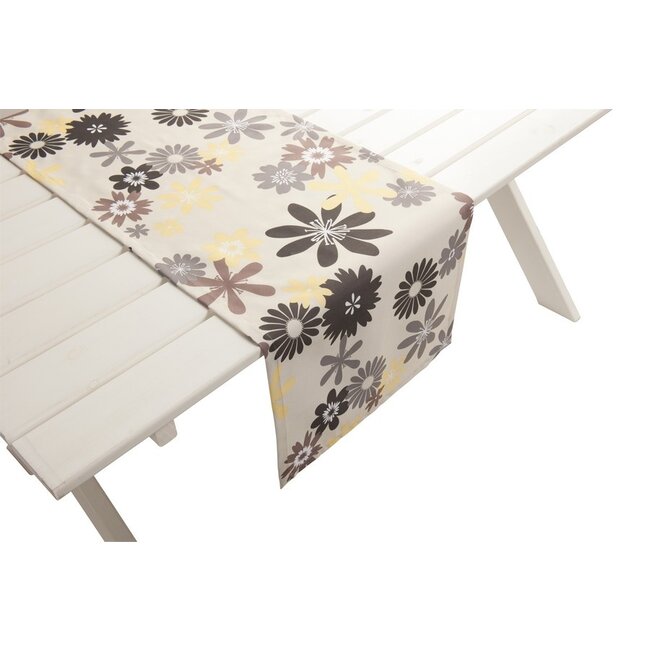2Lif Capri Outdoor Tafelloper grijs geel 42x145cm