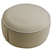 2Lif St. Maxime  opblaasbare buiten poef 55cm taupe rond x 25 cm hoog
