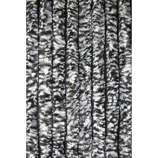 Sun Arts Vliegengordijn Kattenstaart Wit - grijs - zwart gemêleerd 90x220 cm