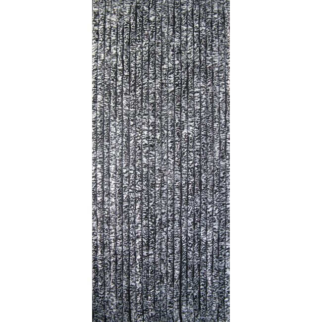 Sun Arts Vliegengordijn Kattenstaart Wit - grijs - zwart gemêleerd 90x220 cm