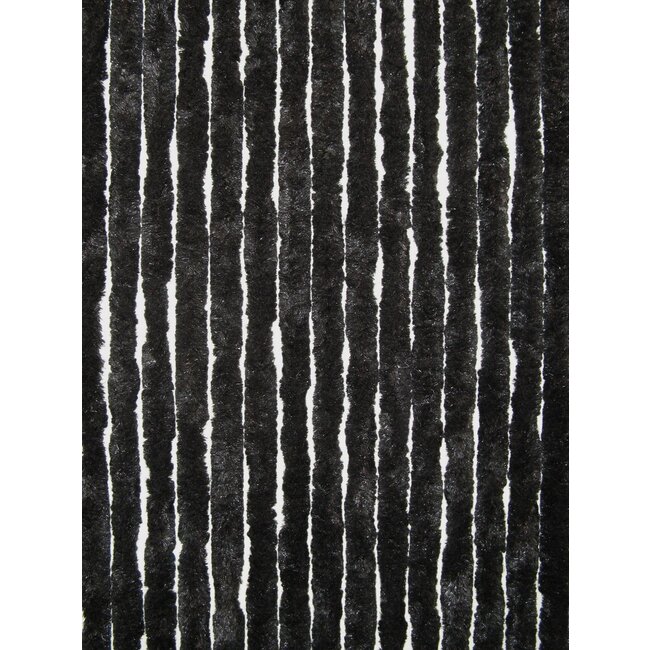 Sun Arts Vliegengordijn Kattenstaart Zwart 100x230 cm