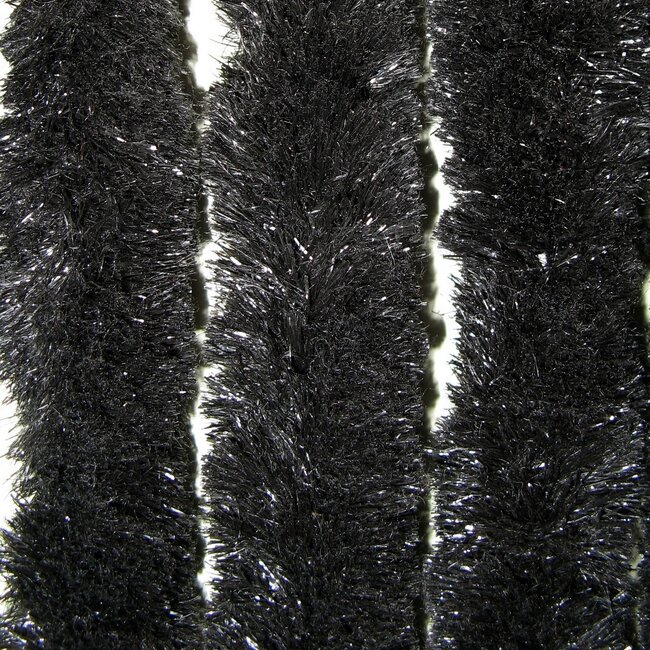 Sun Arts Vliegengordijn Kattenstaart Zwart 100x230 cm