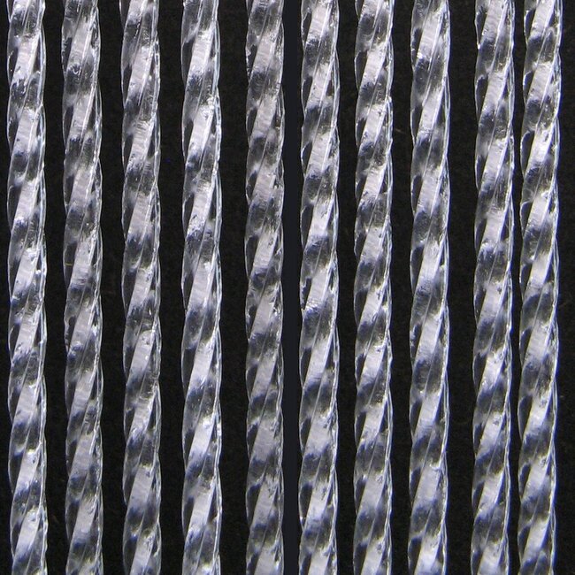 Sun Arts Vliegengordijn Roma Transparant - wit 100x232 cm