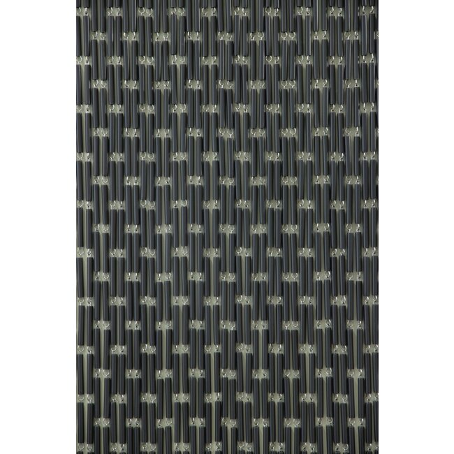 Sun Arts Vliegengordijn Verspringend antraciet 100x232 cm