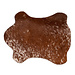 Mars & More placemat koevorm bruin/wit 30x48cm