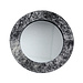 Mars & More spiegel rond standaard koe zwart/wit 25cm*