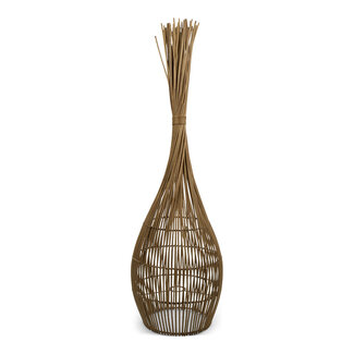 Mars & More rotan vloerlamp 110cm (incl. elec. snoer)
