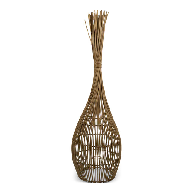 Mars & More rotan vloerlamp 110cm (incl. elec. snoer)