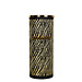 Mars & More *windlicht cilinder goud zebra breed medium 30cm*