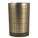Mars & More windlicht blok goud paars large 18cm*