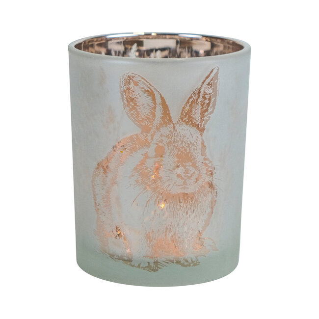 Mars & More windlicht konijn brons medium 12cm