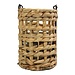 Mars & More waterhyacinth windlicht ruit hang 17cm