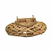 Mars & More waterhyacinth windlicht rond plat dia 30cm