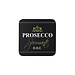 Mars & More onderzetter wijn prosecco zwart 10x10cm (6)