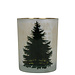 Mars & More windlicht huisjes en dennenboom medium 12cm