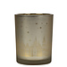 Mars & More windlicht huisjes goud medium 12cm