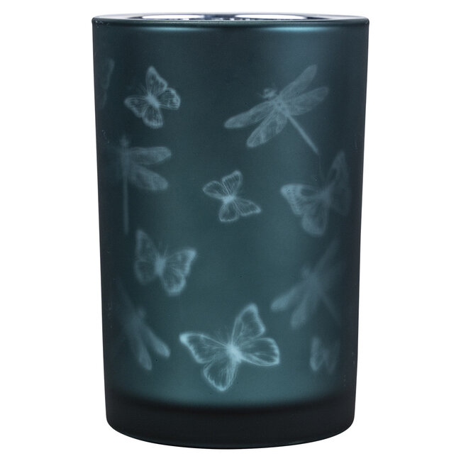 Mars & More windlicht insecten petrol large 18cm*