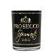 Mars & More windlicht wijn prosecco zwart medium 12cm