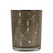 Mars & More windlicht ski taupe zilver medium 12cm