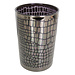 Mars & More windlicht zilver croco large 18cm*