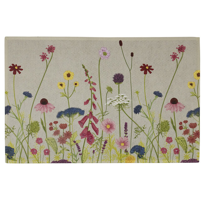 Mars & More deurmat wilde bloemen 75x50cm