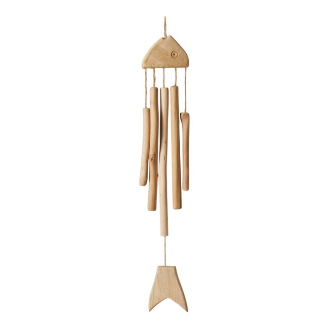 Bali-Dreams Windgong Hout Vis – 63 cm