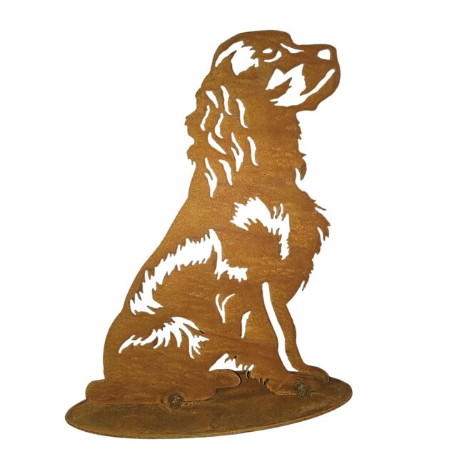 Dream-Garden Tuinbeeld  Chaggy de Cocker Spaniel  28 x18 cm