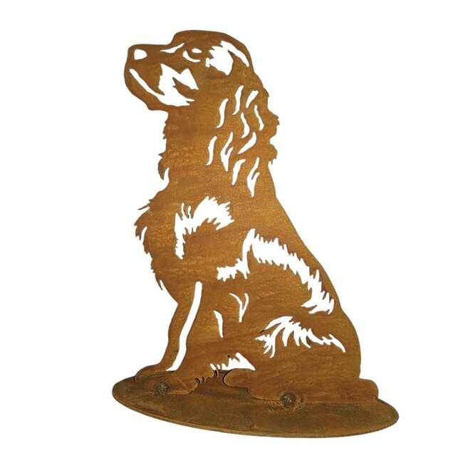 Dream-Garden Tuinbeeld  Chaggy de Cocker Spaniel  28 x18 cm