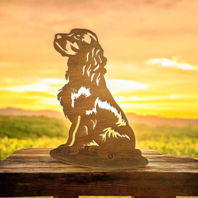 Dream-Garden Tuinbeeld  Chaggy de Cocker Spaniel  28 x18 cm