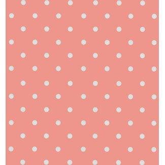 2Lif Dots Vintage Zelfklevende Folie Mini rol roze 45cmx2mtr