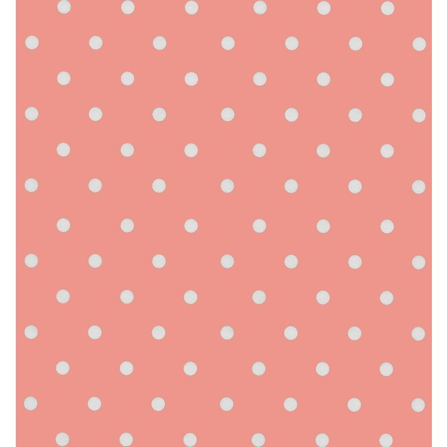2Lif Dots Vintage Zelfklevende Folie Mini rol roze 45cmx2mtr