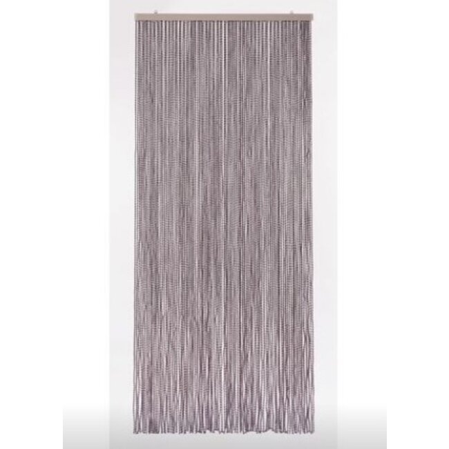 2Lif Beads Vliegengordijn grijs 90x200cm