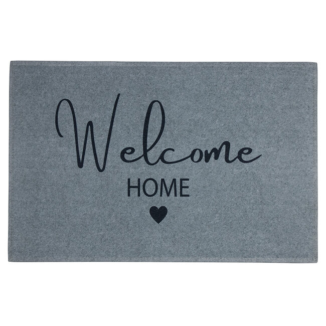 Mars & More deurmat welcome home grijs 75x50cm