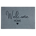 Mars & More deurmat welcome home grijs 75x50cm