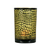 Mars & More windlicht croco zwart large 18cm*