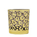 Mars & More *windlicht luipaard stippen goud small 8cm*