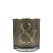 Mars & More windlicht & taupe small 8cm
