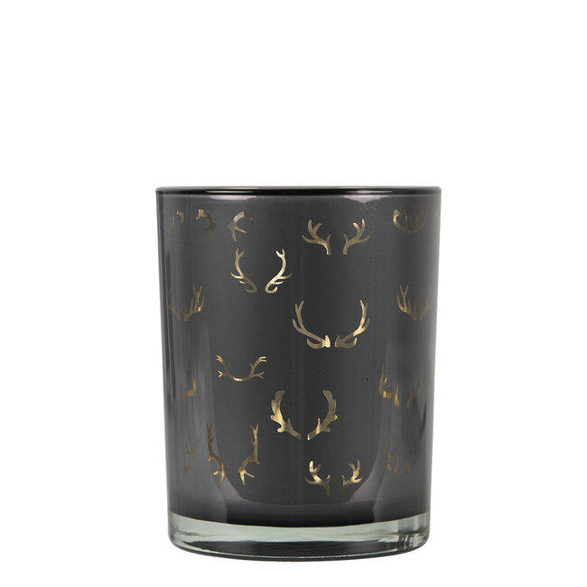 Mars & More windlicht silhouette gewei medium 12cm